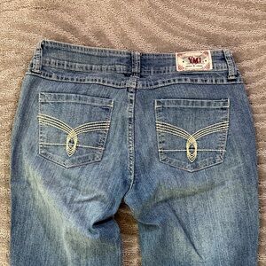 YMI Classic Blue Flair Leg Jeans
